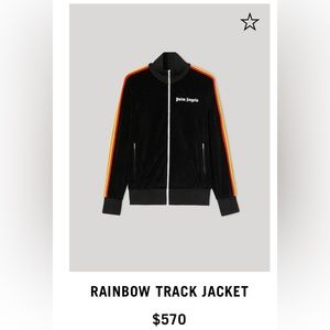 Palm angels tracksuit Top rainbow asking for $300 pro Orginal